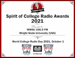 Spirit of College Radio Award 2021 certificate for WWSU 106.9 FM